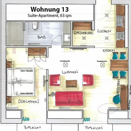 Boardinghouse Apartment *