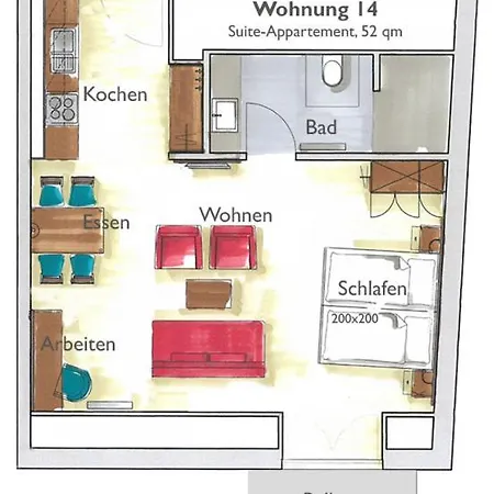 Apartment Boardinghouse Rülzheim