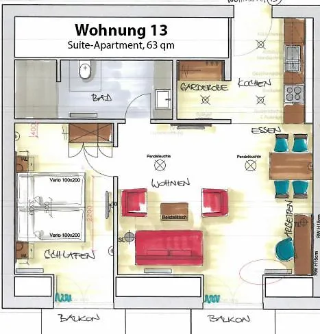 Boardinghouse 아파트 *