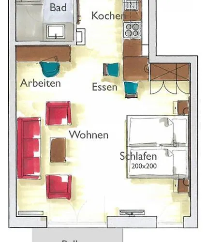 아파트 Boardinghouse Rülzheim