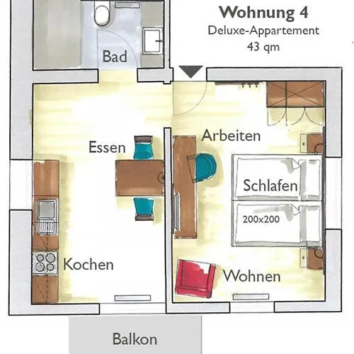 Boardinghouse 아파트 *